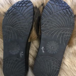 UGG Shoes - Ugg faux fur slides size 8 UGG Shoes - Ugg faux fur slides size 8
